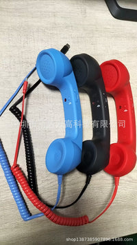 跨境网红电话话筒 Type-C直插手机耳机复古电话筒C口通用有线听筒