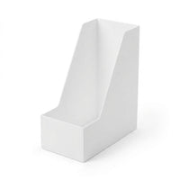 File Organizer Box with Compartments, Slanted Opening Paper Sorter for Study Room, Cabinet Storage for Professionals, Desktop A4 Holder