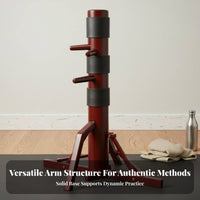 Long-Lasting Construction Hand Chun Wooden Training Apparatus Stable Design Hand Chun Training Apparatus Imported Hardwood Fitness Gear Space-Saving for Adults, Beginners, Home, Dojo, Training Studio, Garage