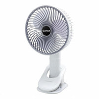 Clip on Fan 3-Speed Settings Portable Attach Fan Adjustable Angle for Students