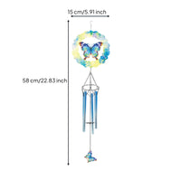 3D Butterfly Wind Chime Easy to Hang Home Decor Decorative for Garden, Patio