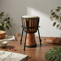 Hand Drum Stand Foldable Adjustable Drum Stand Portable Instrument Support