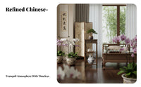 Tiered Flower Pot Stand Chinese design Display Shelf Space conservation for Living Room
