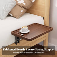 foldable Bedside Tray Space-Saving Storage Rack no-tools-required installation for Small areas