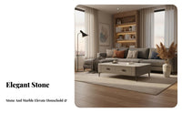 2 Pieces Light Luxury Design Coffee Table and TV Cabinet Pair Modern Aesthetic TV Stand and Coffee Table Combo Easy to Clean Living Room Furniture Large Storage Capacity for Apartment Dwellers, Families, Homeowners