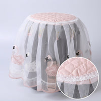 Air Fryer Dust Cover with Lace Embroidery - Waterproof Fabric Appliance Protector