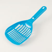 Litter Sifter with Long PP Material Sieve Tool, Angled Cat Sifter with Hanging Hook and Fast Draining Holes