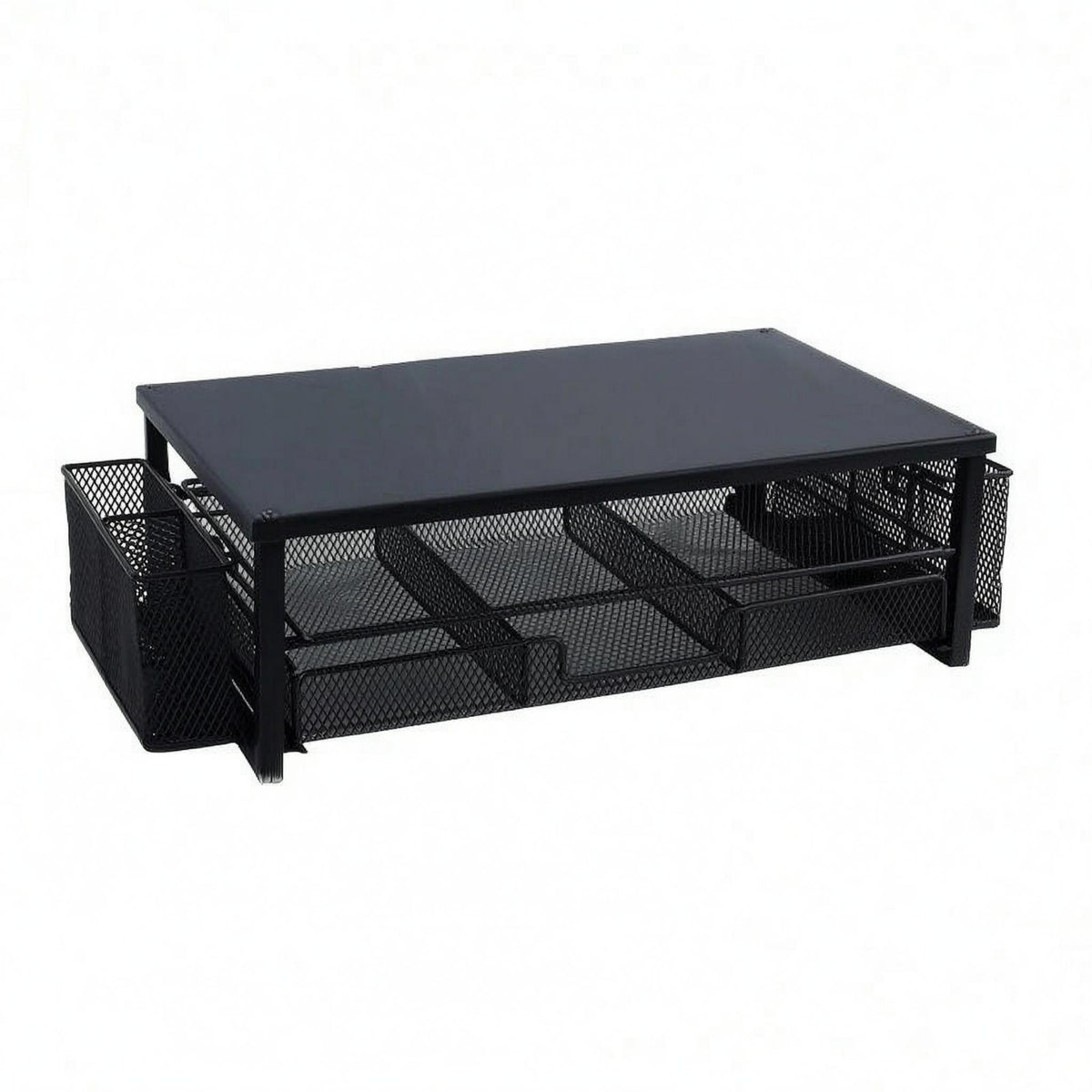 Screen Riser with Drawer Rectangular Desktop Screen Riser Ergonomic Height Desk Shelf Organizer