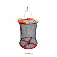 Floating Catch Basket Rust Resistant Coated Fishing Net Basket Quick Drying