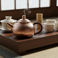 Handmade Copper Teapot Anti-Scald Handle Small   Tea Pot Great Gift Kitchenware for Collectors