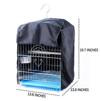 Bird Cage Cover for Parrot, Opaque pull-on Pet Birdcage Cover, Light Blocking Nighttime Cover, Warm Winter and Indoor Outdoor Universal