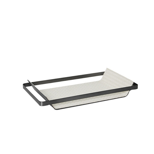 Tray with Leather Liner Rectangular Valet Tray Textured for Home Decorators