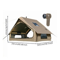 Inflatable Roof Tent Resistant Outdoor Shelter Portable for Multi-Person Use