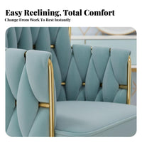 Scalloped rear Task Chair Elegant design Vanity Seat Shell-Shaped rearrest 360° rotate for Women, Teens, Bedroom, vanity area