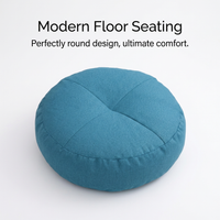 Floor Pillow Meditation Cushion, Washable Round Floor Cushion for Adults, Living Room Balcony Outdoo - Image 3