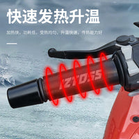 Motorcycle USB Heated Grip Covers with Adjustable Temperature