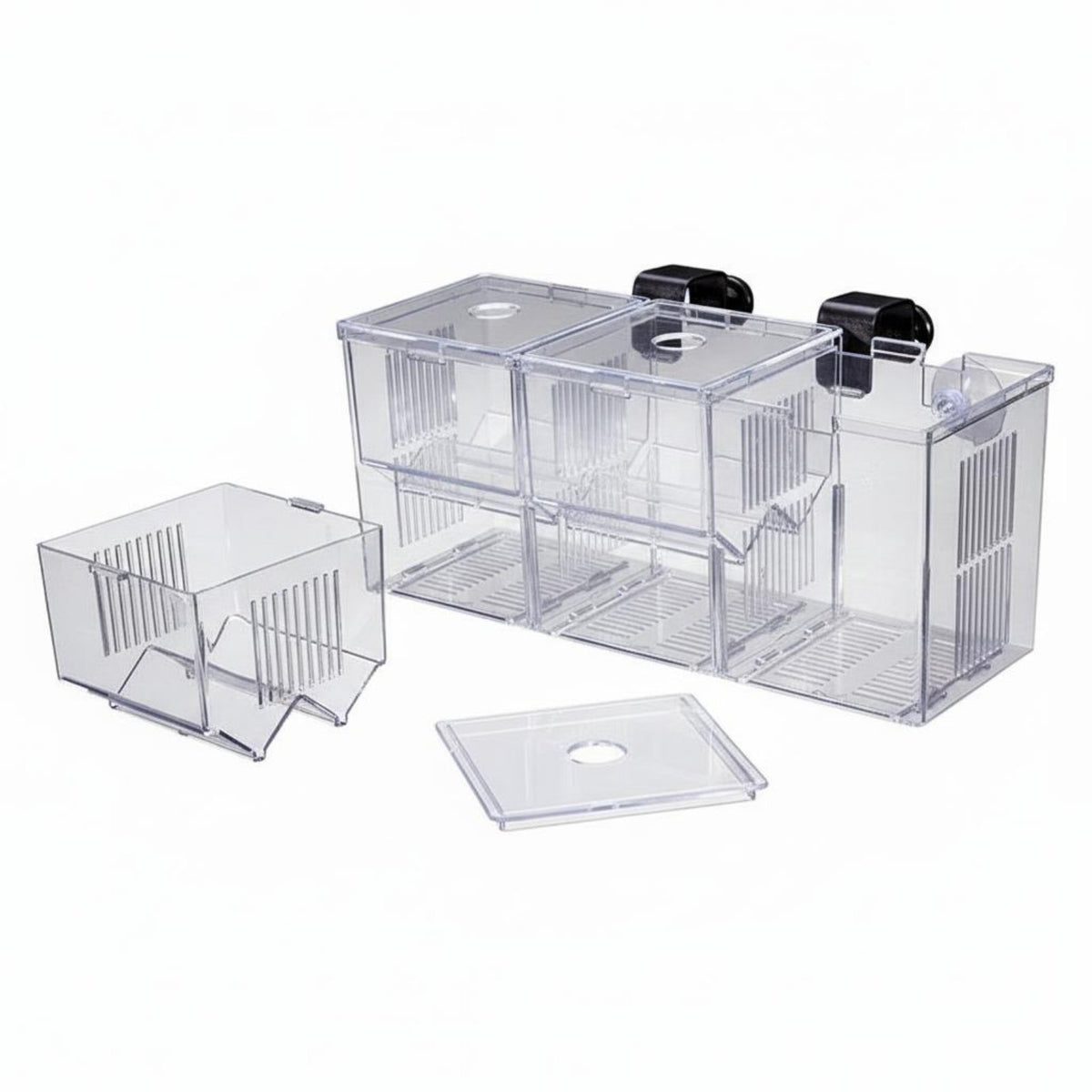 Aquatic Habitat Hatchery Box Removable Divider Aquatic Habitat Separation Box Betta Guppy Breeding Fish Habitat Multi-Functional