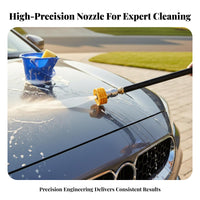 Long-Lasting High Pressure Washer Nozzle 1/4 Inch Quick Connect Spray Tip Rustproof for Driveway Cleaning