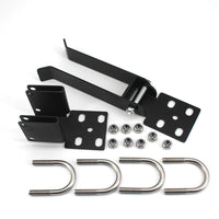 Chain Link Fence Latch Heavy Duty Double Latch Lock for 1.375 Inch Fence Frame