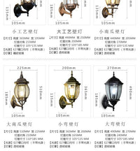 Waterproof LED Wall Light for Balcony, Corridor, and Garden