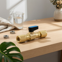 Spherical Flow Connector Quarter Turn Heating and Cooling Accessory