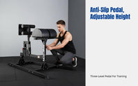 Multi-Dimensional Pelvic Thrust Machine, Ergonomic Glute Fitness Equipment, Adjustable Backrest for Gym Use