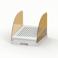 Cat Litter Step with Drawer Compact Pet Accessory Sturdy for Cats