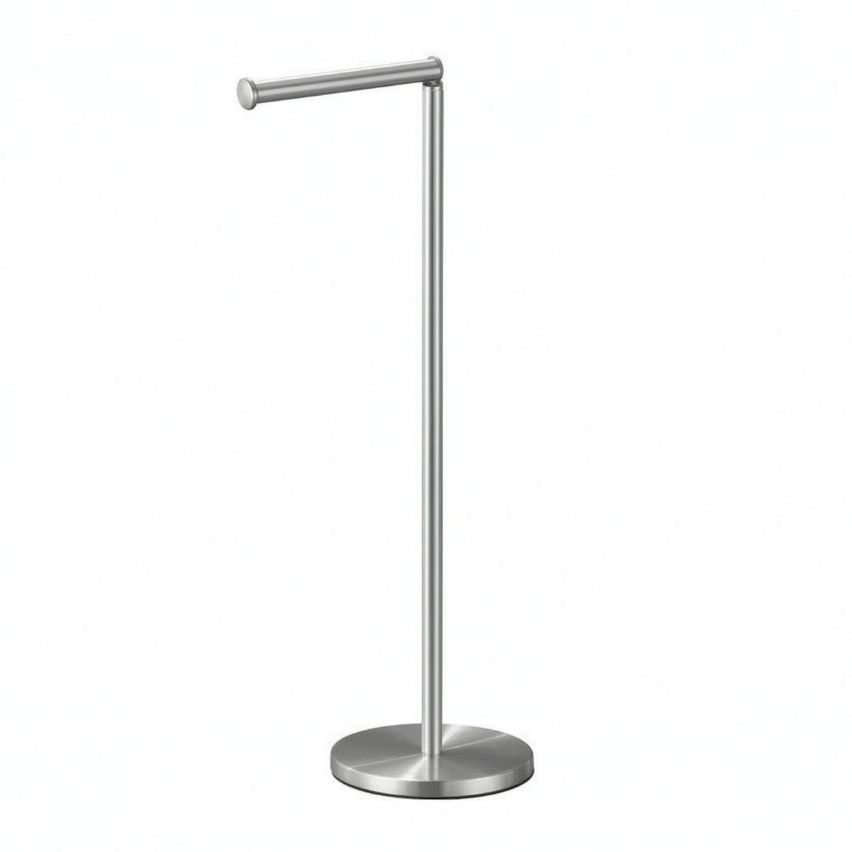 Toilet Roll Stand with Weighted Base Modern Hardware Sturdy for Apartment