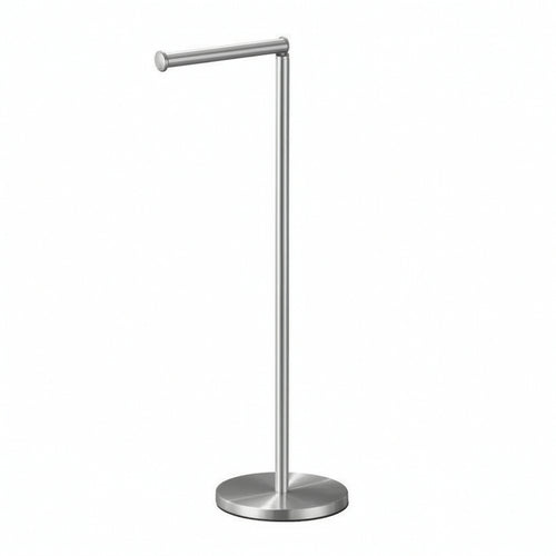 Toilet Roll Stand with Weighted Base Modern Hardware Sturdy for Apartment