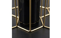 Wine Rack Modern Beverage Rack with Geometric Design Decorative for Kitchen, Dining Room