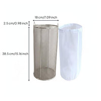 Rice Wine Filter Polished Polished Edges Stainless Steel Mesh Strainer