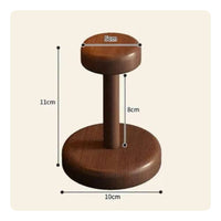 Space-Saving Disposable Cup Dispenser Durable Paper Cup Organizer Natural Wood Polished Finish for Breakroom