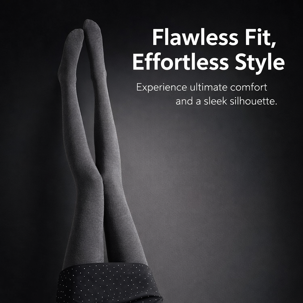 Fleece Lined Tights for Women with Compression and Control, Thermal for Autumn Winter Under Skirts, Blend Leggings