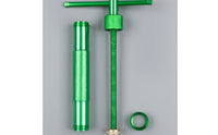 Screw-Style Clay Press Knurled Grip Rotary Clay Press Metal