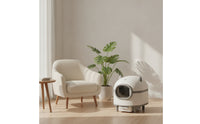 Large Capacity Smart Litter Box with App Control Easy to Maintain Self-Cleaning Cat Litter Box for Living Room, Apartment