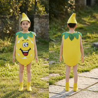 Lemon Costume with Hat Pullover Lemon Hat Cute Headwear for Toddlers