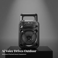 AI Voice Advertisement Generator Portable Design for Street Vendors, Shop Owners