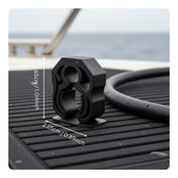 Double Hose Holder Clip Quick Releasing Scuba Hose Clip Lightweight for Technical Divers