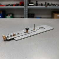 Sound Hole Router Base Aluminum Alloy Sound Hole Cutter Base Dust Blow Tube for Luthiers, Workshop, Repair Shop