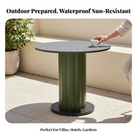 4 Pieces 4-Piece Cushiad Wicker Set Waterresistant Outdoor Furnishing Sturdy Construction Woven Design for Hotel Managers