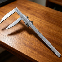 Long Jaw Caliper Easy to Read Scale Stainless Steel Caliper for Professionals