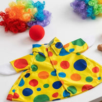 Clown Goose Costume Funny Clown Goose Outfit Easy to Display for Garden Party