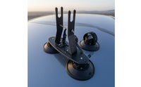 Suction Cup Mounting Bracket Matte Black Fixture Hardware Industrial Finish