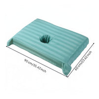 Soft Material Massage Table Towel with Face Hole Machine Washable Beauty Bed Face Hole Cover Absorbent for Estheticians, Spas