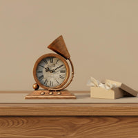 Vintage Desk Timepiece Decorative Retro Table Timepiece Lightweight for Shelf