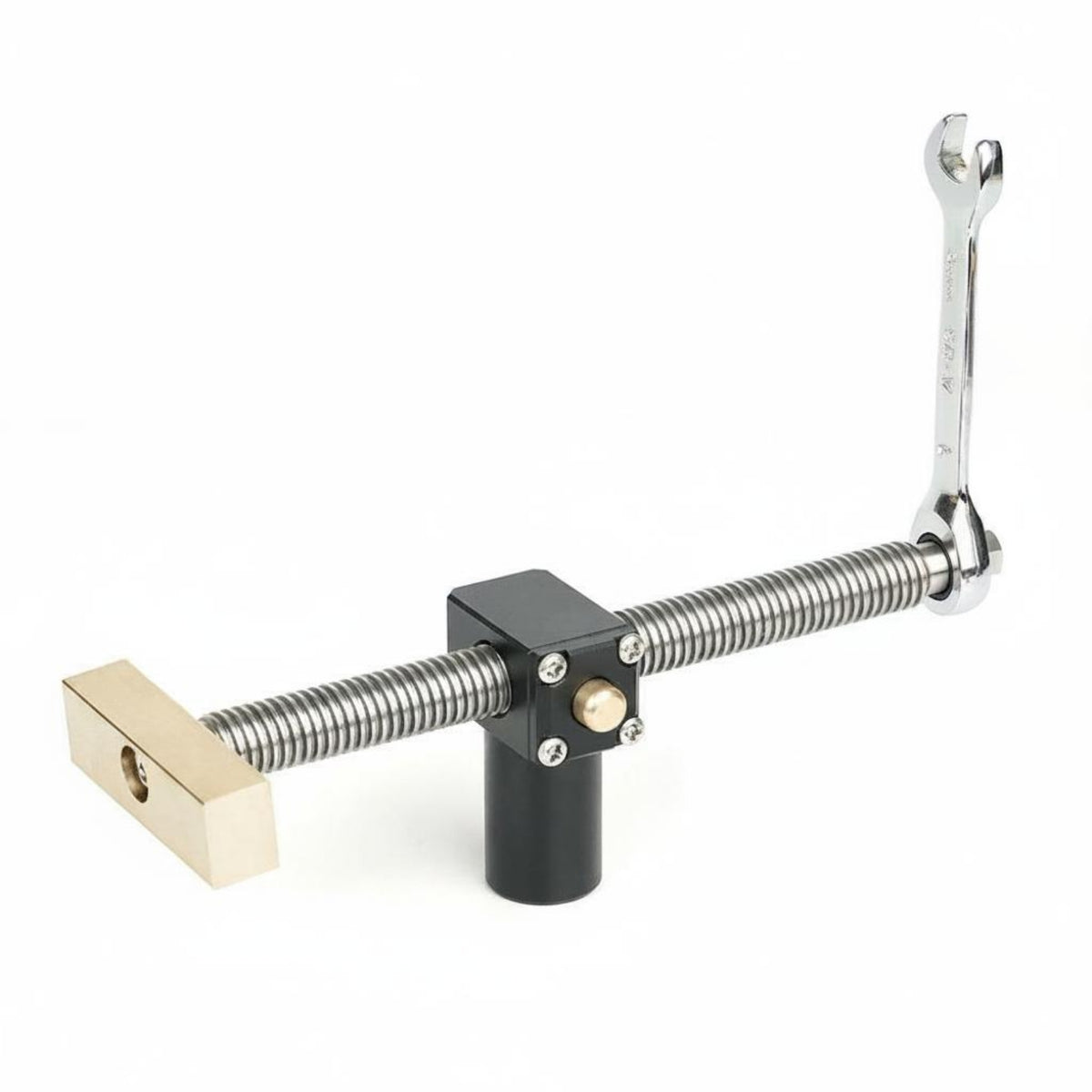 Release Vise Clamp Threaded Quick Release Carpentry Vise Sturdy Metal Clamp with Handle for Carpenters, Workshop