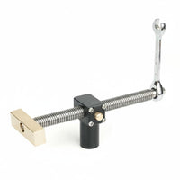 Release Vise Clamp Threaded Quick Release Carpentry Vise Sturdy Metal Clamp with Handle for Carpenters, Workshop