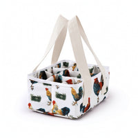 Egg Basket with 9 Pouches Padded Egg Collecting Basket Long-Lasting