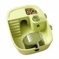 Hamster House with Accessories Easy to Clean Portable Hamster Cage Ventilated Transparent Small Animal Carrier for Beginners, Kids
