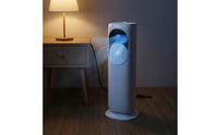 Digital Display Floor Standing Air Cooler Cylindrical Electric Air Cooler Fan Black Grille Mist Fan European Plug